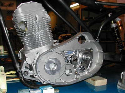 Assembly of Soligen Made Castings into a Complete Motorcycle Powertrain